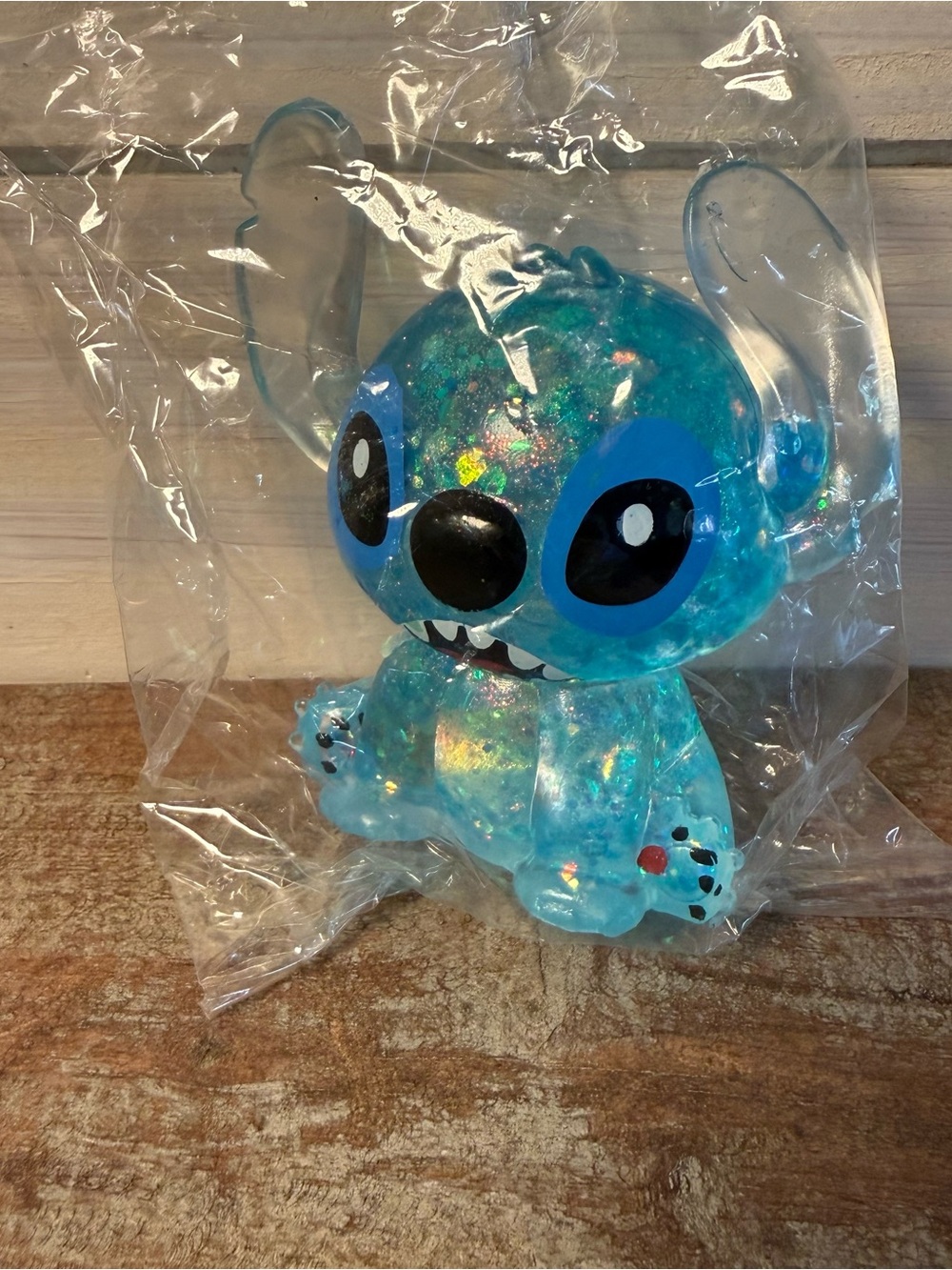 Disney Stitch Squish-a-Stitch Glittery Fidget sensory toy